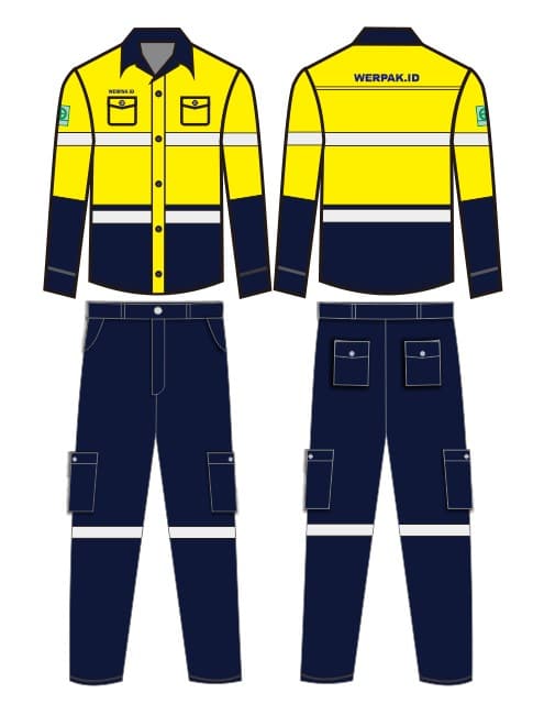 Wearpack Baju Lapangan kuning