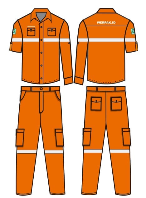 stelan wearpack orange